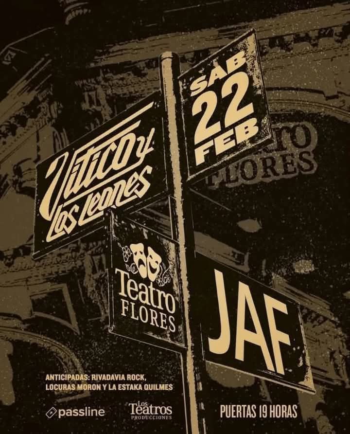 «VITICO Y LOS LEONES» REGRESAN EN EL TEATRO&nbsp;FLORES